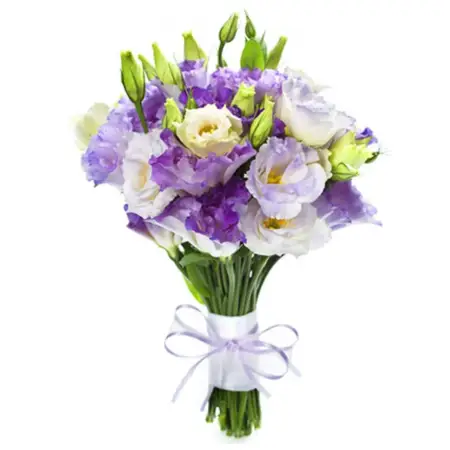 Букет невесты из лизиантусов № 9